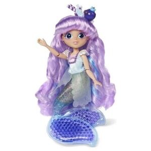 Fidgie Friends Boba Bubbles Mermaid Fashion Doll Forever Fidget Toy Purple NEW‎